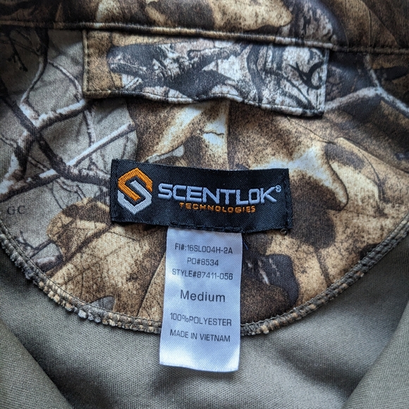 ScentLok Camo Hunting Set Pants Jacket - Picture 6 of 8